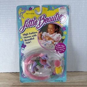 1988 MULTI TOYS CORP LITTLE BEAUTIES Wedding Belle #8105 HORSE New On Card